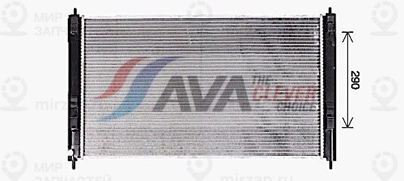 Радиатор, охлаждение двигателя AVA MT2276
