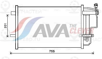 Конденсатор, кондиционер AVA MZ5242D