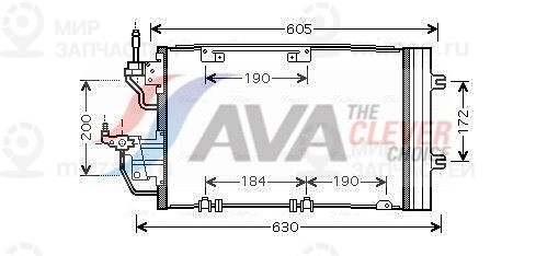 Конденсатор, кондиционер AVA OL5454D