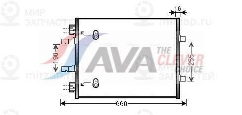 Конденсатор, кондиционер AVA OL5480