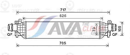 Интеркулер AVA OLA4650