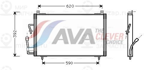 Конденсатор, кондиционер AVA PE5182