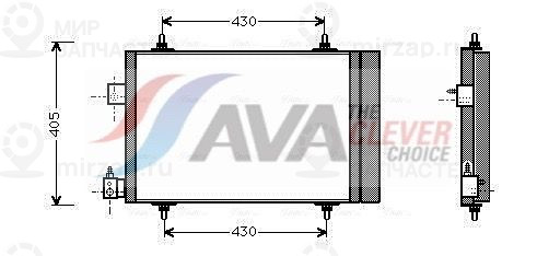Конденсатор, кондиционер AVA PEA5193D