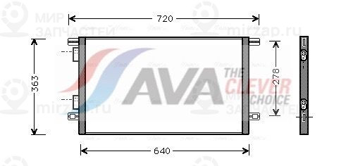 Конденсатор, кондиционер AVA RTA5253
