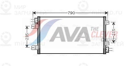 Конденсатор, кондиционер AVA RTA5342