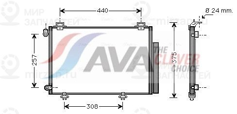 Конденсатор, кондиционер AVA TO5267D