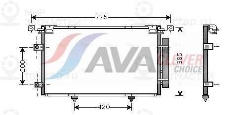 Конденсатор, кондиционер AVA TO5319D