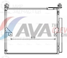 Конденсатор, кондиционер AVA TO5657D