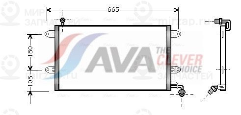 Конденсатор, кондиционер AVA VN5137