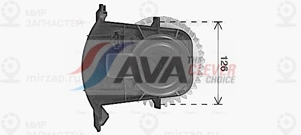 Вентилятор салона AVA VN8427
