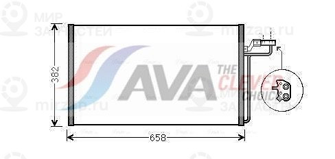 Конденсатор, кондиционер AVA VOA5150