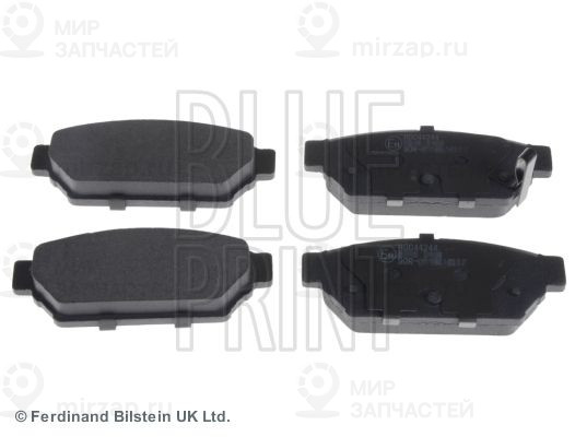 Комплект тормозных колодок, дисковый тормоз BLUE LINE ADC44244