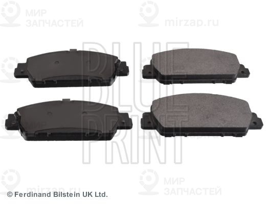 Комплект тормозных колодок, дисковый тормоз BLUE LINE ADH242100