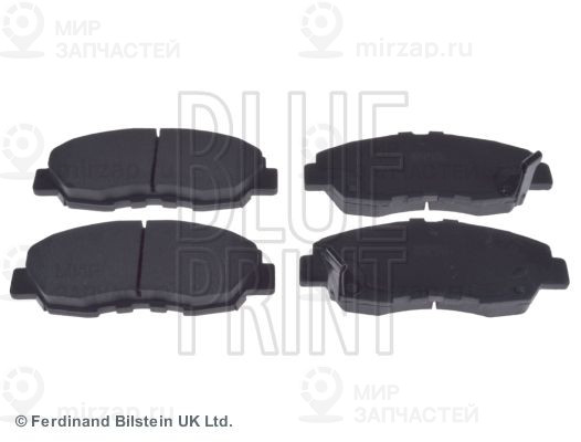 Комплект тормозных колодок, дисковый тормоз BLUE LINE ADH24255