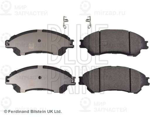 Комплект тормозных колодок, дисковый тормоз BLUE LINE ADK84241