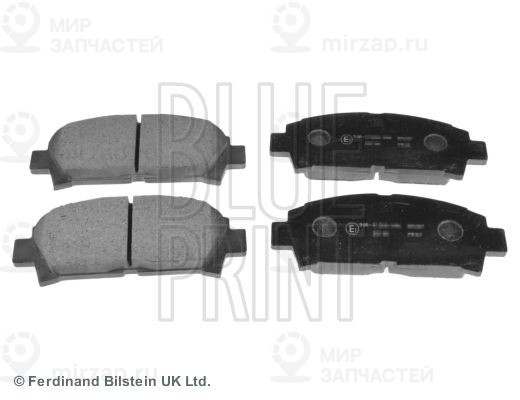 Комплект тормозных колодок, дисковый тормоз BLUE LINE ADT342101