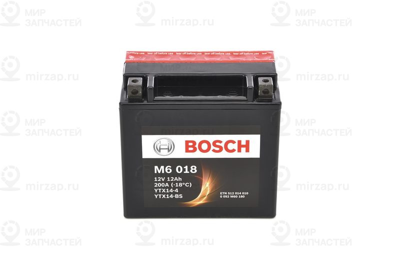 Стартерная аккумуляторная батарея BOSCH 0092M60180