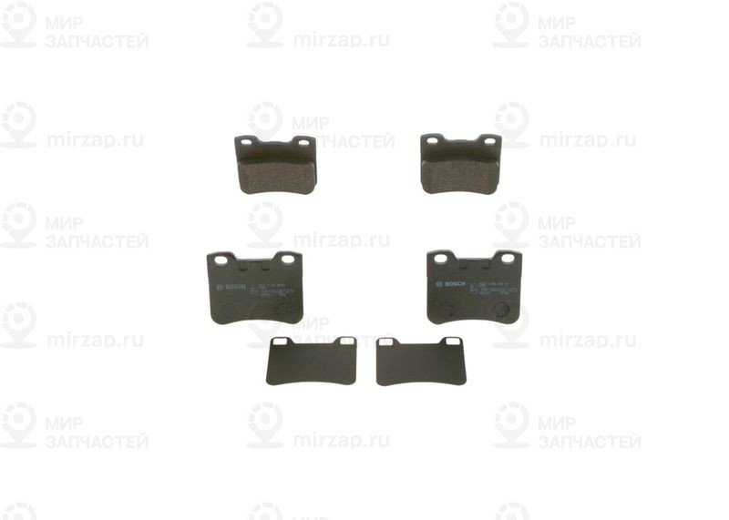 Комплект тормозных колодок, дисковый тормоз BOSCH 0986424411