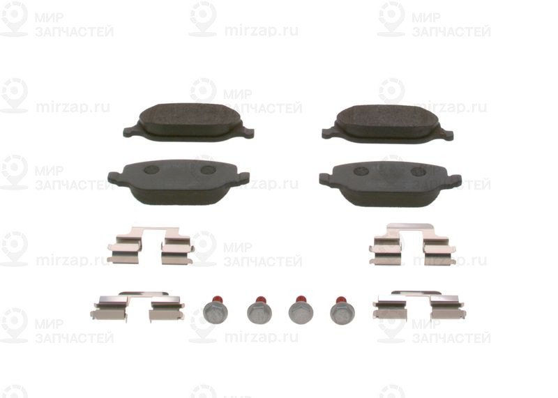 Комплект тормозных колодок, дисковый тормоз BOSCH 0986424775