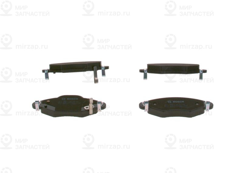Комплект тормозных колодок, дисковый тормоз BOSCH 0986424788