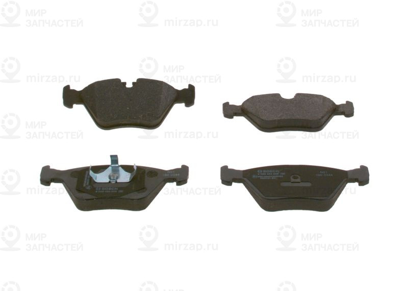 Комплект тормозных колодок, дисковый тормоз BOSCH 0986424828