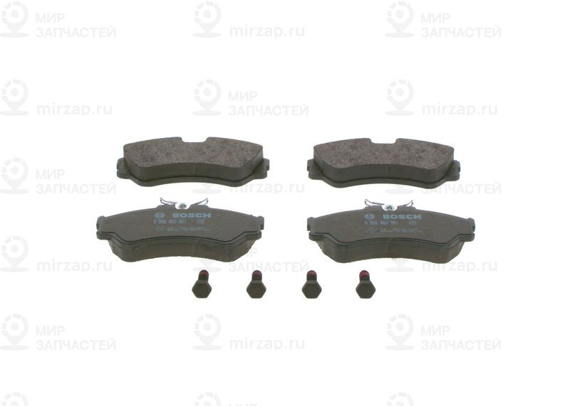 Комплект тормозных колодок, дисковый тормоз BOSCH 0986460941