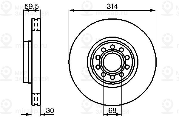 Запчасть BOSCH 0986478617