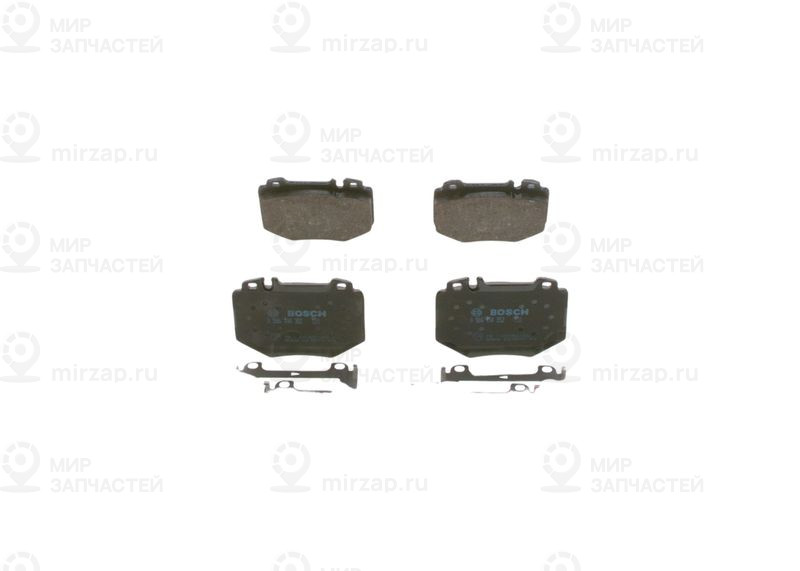 Комплект тормозных колодок, дисковый тормоз BOSCH 0986494352