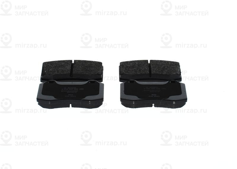 Комплект тормозных колодок, дисковый тормоз BOSCH 0986494486