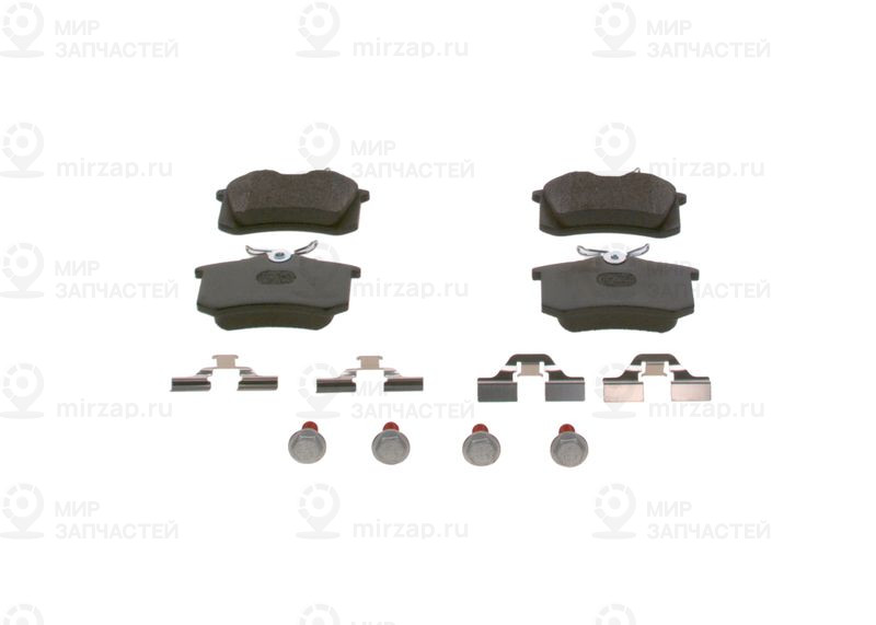 Комплект тормозных колодок, дисковый тормоз BOSCH 0986494600