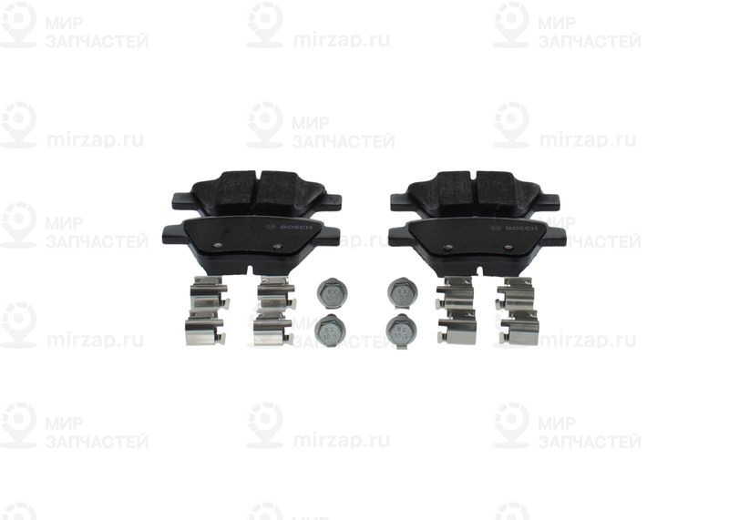Комплект тормозных колодок, дисковый тормоз BOSCH 0986494643