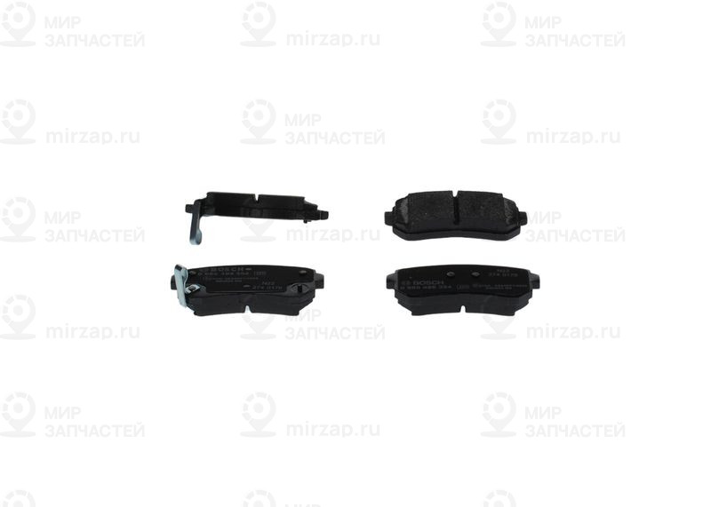 Комплект тормозных колодок, дисковый тормоз BOSCH 0986495354