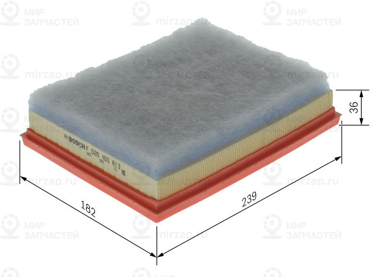 Воздушный фильтр BOSCH F026400613