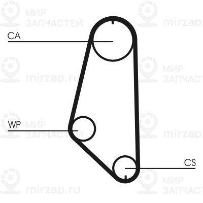 Водяной насос + комплект зубчатого ремня Continental CT720WP1