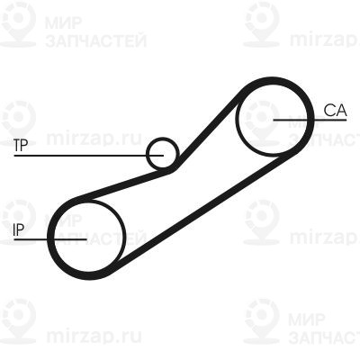 Комплект ремня ГРМ Continental CT950K1