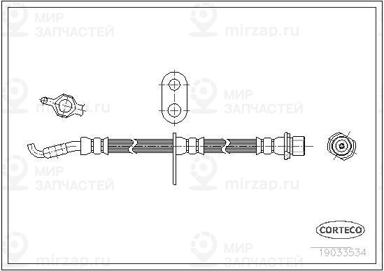 Запчасть CORTECO 19033534