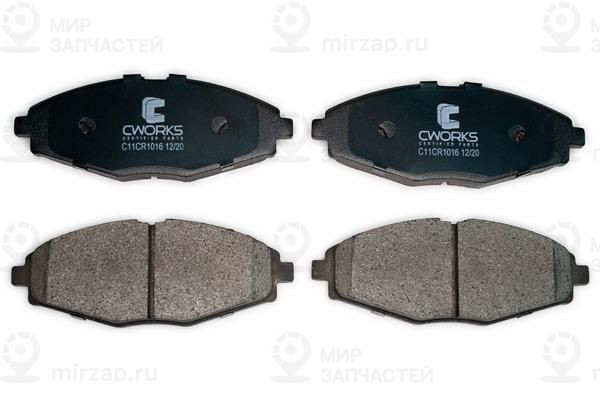 Комплект тормозных колодок, дисковый тормоз CWORKS C11CR1016