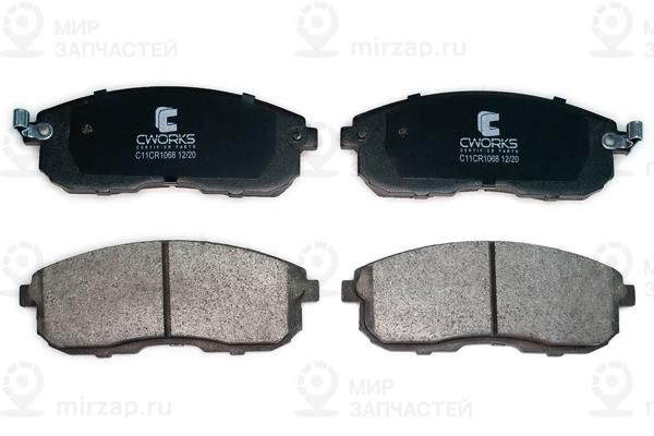 Комплект тормозных колодок, дисковый тормоз CWORKS C11CR1068