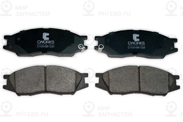Комплект тормозных колодок, дисковый тормоз CWORKS C11CR1069