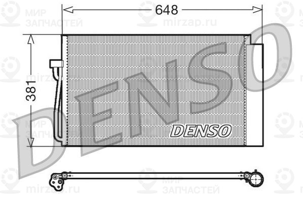 Конденсатор, кондиционер DENSO DCN05017