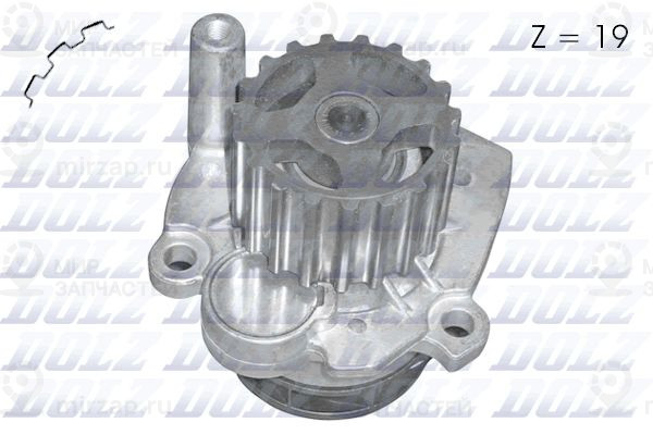Водяной насос, охлаждение двигателя DOLZ A206