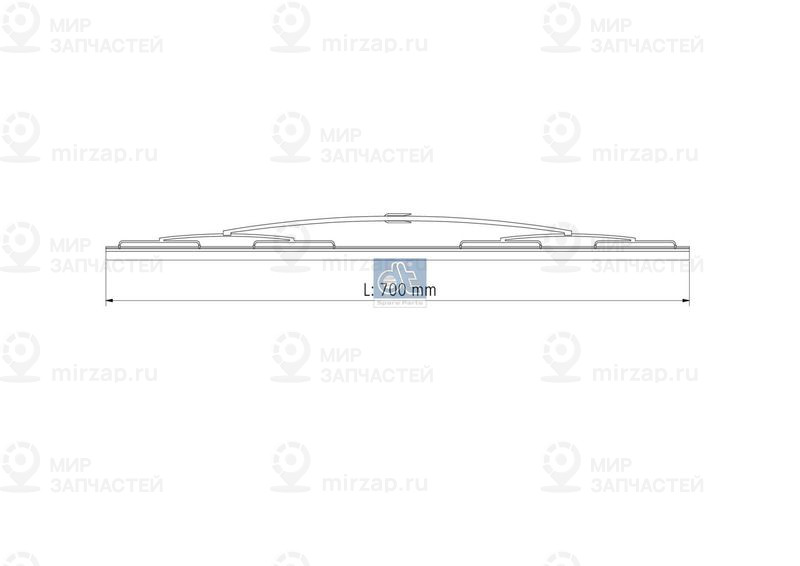 Щетка стеклоочистителя DT 152077