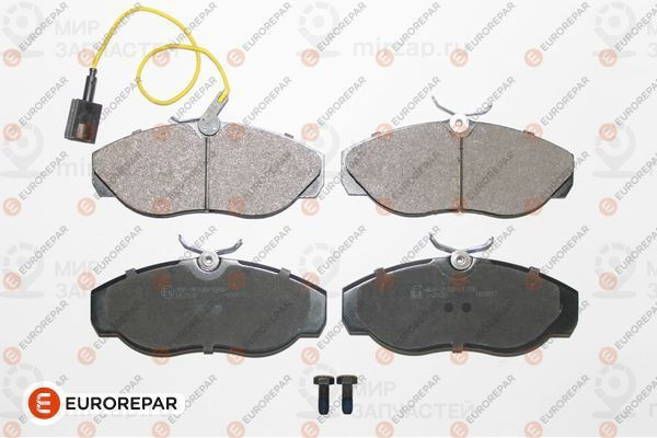 Комплект тормозных колодок, дисковый тормоз EUROREPAR 1617279080