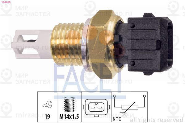 Запчасть FACET 104016