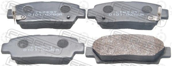 Комплект тормозных колодок, дисковый тормоз FEBEST 0101GX90R
