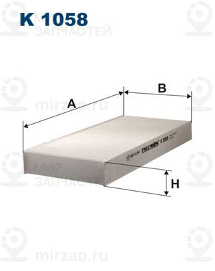 Запчасть FILTRON K1058