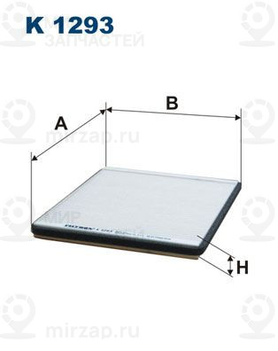 Запчасть FILTRON K1293