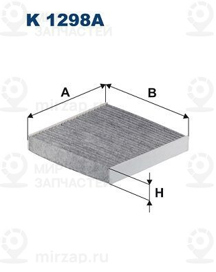 Запчасть FILTRON K1298A