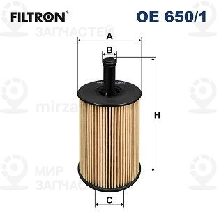 Масляный фильтр FILTRON OE6501