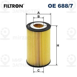 Запчасть FILTRON OE6887